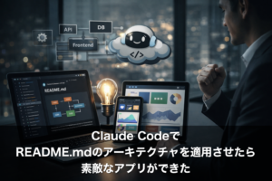 Claude CodeでREADME.mdのアーキテクチャを適用させたら素敵なアプリができた